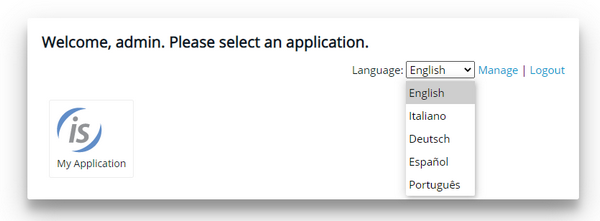 Changing the language in WebClient’s user interface