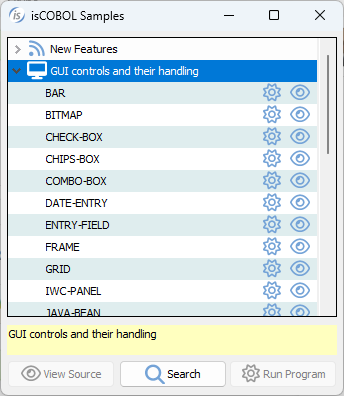 Controls Reference